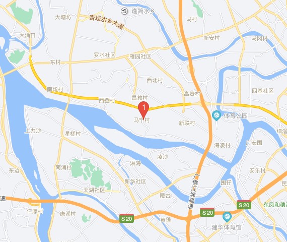 顺德各个镇的地图_顺德镇区地图_顺德地图镇区划分