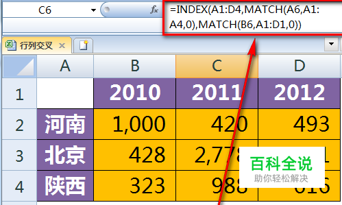 excel怎么十字追踪行和列_excel怎么十字追踪行和列_excel怎么十字追踪行和列